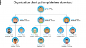 Download Organization Chart PPT Template Free Google Slides